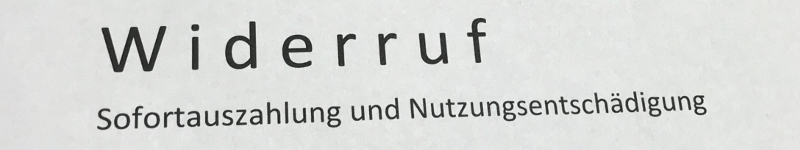 CMI Lebensversicherung widerrufen mit Sofortauszahlungsoption